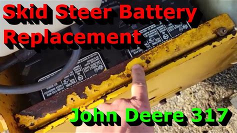 john deere 125 skid steer battery|john deere 200 amp starter battery.